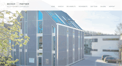 Desktop Screenshot of becker-partner.info